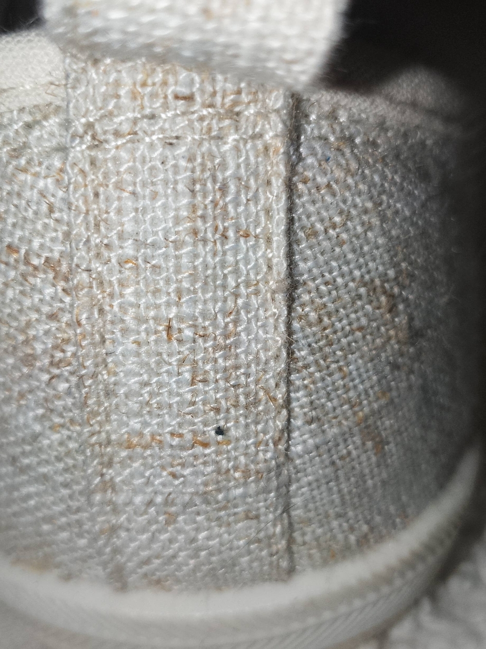 Ardene Linen-Texture Casual slip on Flats Natural Beige - Picture 2 of 5